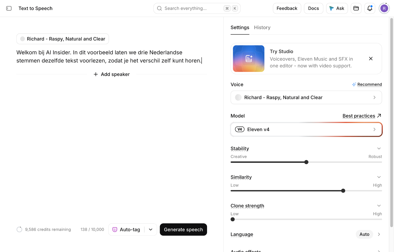 Review of ElevenLabs: high-quality AI voice generator